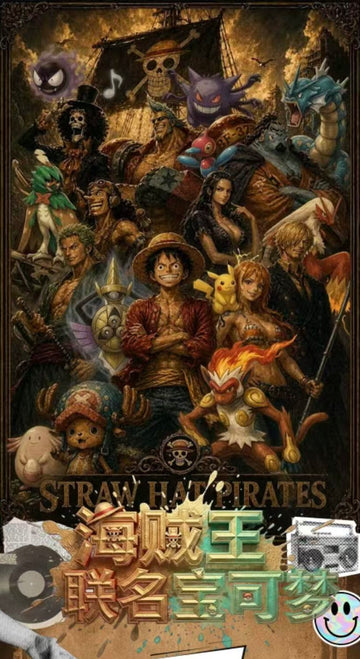 One Piece Pokemon Crossover Manfu characters