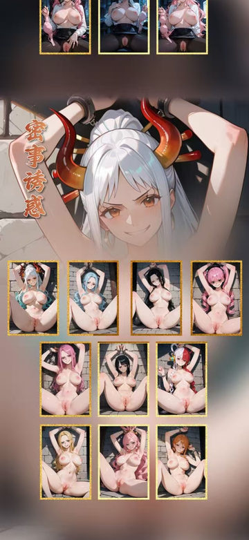 One Piece Spicy Waifu A6 AcrylicSet